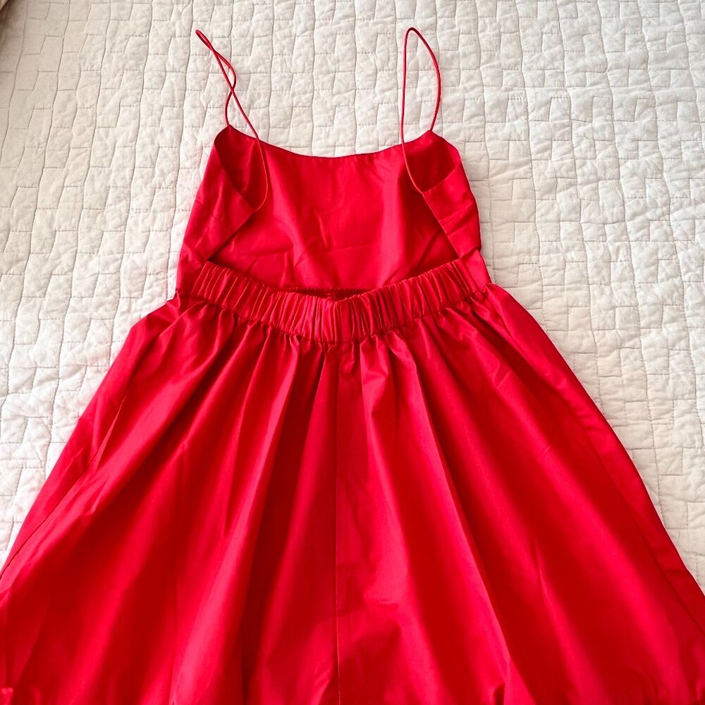 Solid Backless Long Dress